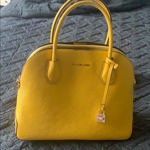Yellow MK Satchel